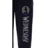 Wednesday Womens' TV Show Series Title Logo Character Sleep Pajama Pants Black