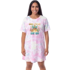 Nickelodeon SpongeBob SquarePants Womens' Nightgown Sleep Pajama Shirt Multicolored -Pure Wear Store GUEST 02b14560 5729 4c6e 96d5 12b670dd1879