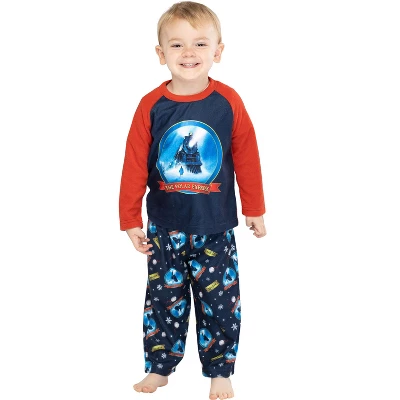 The Polar Express Train Toddler Kids Raglan Pajama Set 3 The Polar Express Train Toddler Kids Raglan Pajama Set - Image 3