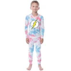 DC Comics Kids' The Flash Girls Boys 2 Piece Tight Fit Youth Pajama Set Multicolored -Pure Wear Store GUEST 06785bee 535d 41a6 ba81 62b2bac0f13f