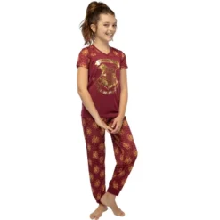 Harry Potter S/S Hogwarts Jogger PJ Pajamas Set