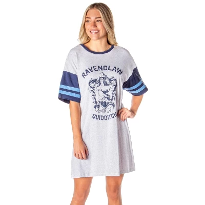Harry Potter Women's All Houses Nightgown Pajama Shirt Dress 4 Harry Potter Women's All Houses Nightgown Pajama Shirt Dress - Image 4