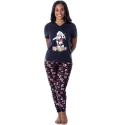 DC Comics Womans' Harley Quinn Mad Love 2 Piece Pajama Set Jogger Black -Pure Wear Store GUEST 0851bb11 a77a 4a8e 9fda 1b787093171f