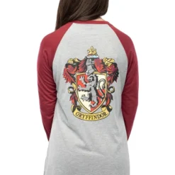 Juniors Harry Potter Hogwarts Houses Pajama Nightgown Raglan Sleep Shirt -Pure Wear Store GUEST 0a371646 10b2 47a1 bf10 2334d0d02235