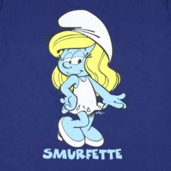 The Smurfs 2 Piece Pajama Set Women's Smurfette Short Sleeve And Shorts -Pure Wear Store GUEST 0c4caa54 f5cf 4f07 bc55 8b05fa996885