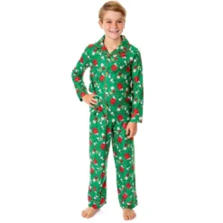 Peanuts Boys' Christmas Snoopy Charlie Brown Button Down Sleep Pajama Set Green 5 Peanuts Boys' Christmas Snoopy Charlie Brown Button Down Sleep Pajama Set Green -Pure Wear Store GUEST 0d0552b7 ec36 4d37 88c2 8e400284f121