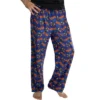 Marvel Comics Men's Thor Comic Allover Print Loungewear Pajama Pants Blue
