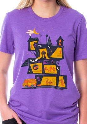 Scooby-Doo Womens' Haunted House The Mystery Machine Sleep Pajama Set Multicolored 2 Scooby-Doo Womens' Haunted House The Mystery Machine Sleep Pajama Set Multicolored - Image 2