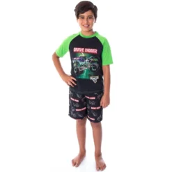 Monster Jam Boys' Grave Digger Monster Truck Shirt And Shorts Pajama Set -Pure Wear Store GUEST 13ad0d28 f46b 4fbb 9158 e012c758bc70