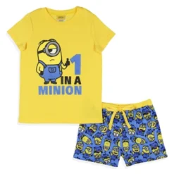 Despicable Me Girls' Movie Minions 1 In A Minion Sleep Pajama Set Shorts Multicolored -Pure Wear Store GUEST 14319a53 8735 4482 9a4a d516f4838317