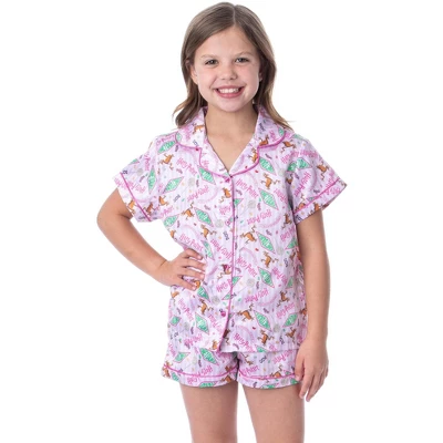 Harry Potter Girls' Honeydukes Wizarding World Sleep Pajama Set Shorts Pink 5 Harry Potter Girls' Honeydukes Wizarding World Sleep Pajama Set Shorts Pink - Image 5