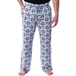 Disney Mens' WALL-E Allover Cartoon Characters Loungewear Pajama Pants Grey -Pure Wear Store GUEST 1550ae59 0731 4c07 b818 28b3e5428e6f