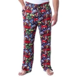 Marvel Mens' Avengers Unite Allover Character Loungewear Pajama Pants Multicoloured -Pure Wear Store GUEST 18278225 08bd 416f b5ba c2f9a1405090