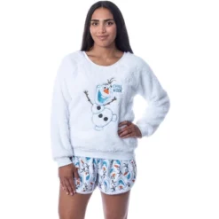 Disney Womens' Frozen Olaf Chill Mode Sweater And Shorts Sleep Pajama Set White 9 Disney Womens' Frozen Olaf Chill Mode Sweater And Shorts Sleep Pajama Set White -Pure Wear Store GUEST 1c149d81 a817 4d74 a3c4 d1d952eb934a