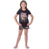 Harry Potter Girls' Stand Together Ron Hermione Sleep Pajama Set Shorts Black