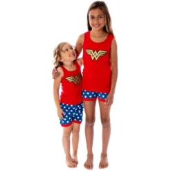 DC Comics Girls Wonder Woman Logo Tank Top And Shorts Pajama Set Wonder Woman Logo -Pure Wear Store GUEST 1d6029be 8721 4b68 8b1d 3c8e9f2cdaf2