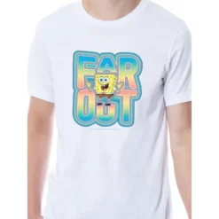 Nickelodeon SpongeBob SquarePants Mens' Far Out Sleep Pajama Set Multicolored