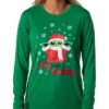 Star Wars Women's The Mandalorian Christmas Baby Yoda Jogger Pajama Set Green