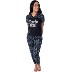 Disney Villains Women's Cruella De Vil 2 Piece Jogger Pajama Set Bad Girls Club -Pure Wear Store GUEST 20ba0b64 3360 4aff b2e6 07fec56144ec