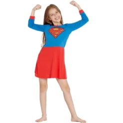 Supergirl Girls Big Flyaway Superhero Costume Pajama Nightgown 6 Supergirl Girls Big Flyaway Superhero Costume Pajama Nightgown -Pure Wear Store GUEST 20bb4374 aad9 47ca 81b9 c12ddad36976