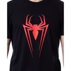 Marvel Comics Mens' Spider-Man Logo Icon Tossed Print Sleep Pajama Set Multicolored