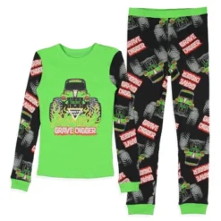Monster Jam Boys' Truck Long Sleeve Grave Digger Tight Fit Sleep Pajama Set Multicolored -Pure Wear Store GUEST 21ed3ef9 1b38 4ef4 afe1 6cca00a8ad63