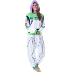 Disney Mens' Toy Story Buzz Lightyear Costume Pajama Union Suit White -Pure Wear Store GUEST 2222171d 029f 472c 8a42 762802541557