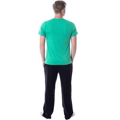 Universal Monsters Mens' Frankenstein Character Halloween Sleep Pajama Set Multicolored 3 Universal Monsters Mens' Frankenstein Character Halloween Sleep Pajama Set Multicolored - Image 3