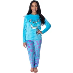 Disney Women's Monsters Inc. Sulley Character Plush Fleece 2 Piece Pajama Set Sulley -Pure Wear Store GUEST 25afe063 6aab 4fe3 9272 17cef4a56e88