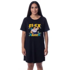 Disney Encanto Women's Luisa Flex Alert Adult Nightgown Sleep Shirt Black -Pure Wear Store GUEST 26b00a9a 7c76 48e2 8394 cf47b53bf55b