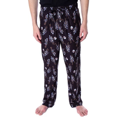 Star Wars Men's The Mandalorian Mando And Baby Yoda Sleepwear Pajama Pants Mando And Baby Yoda 5 Star Wars Men's The Mandalorian Mando And Baby Yoda Sleepwear Pajama Pants Mando And Baby Yoda - Image 5