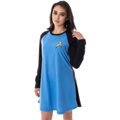 Star Trek Original Series Women's Juniors Raglan Sleep Shirt Nightgown -Pure Wear Store GUEST 28cf1c25 752b 4e19 b801 808a4b3916bf