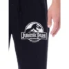 Jurassic Park Mens' Movie Film Park Logo Icon Sleep Pajama Pants Black