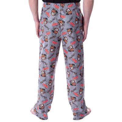Disney Men's Cars Mater Cartoon Toss Print Character Sleep Pajama Pants Heather Grey 1 Disney Men's Cars Mater Cartoon Toss Print Character Sleep Pajama Pants Heather Grey