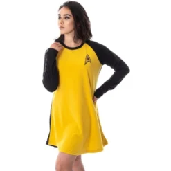 Star Trek Original Series Women's Juniors Raglan Sleep Shirt Nightgown -Pure Wear Store GUEST 2ac8a7bd 8b9c 4e53 bffc 3f4fdab75ed9