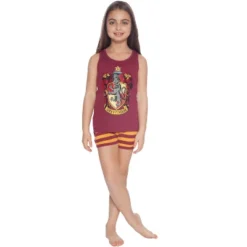 Harry Potter Girls Gryffindor House Crest Tank Top And Short Pajama 2pc Set -Pure Wear Store GUEST 2b5e1da7 769b 480f 8c4f 6b013faafa54