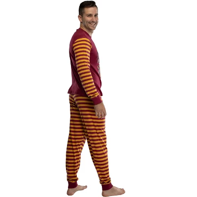 Harry Potter Hogwart's House Crest Tight Fit Adult Cotton Pajama Set 1 Harry Potter Hogwart's House Crest Tight Fit Adult Cotton Pajama Set