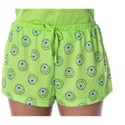 Disney Women's Monsters Inc. Mike Wazowski Shirt And Shorts Pajama Set Lime Green -Pure Wear Store GUEST 2cdcac40 9345 46be 9ce9 b5aab4da1ab8