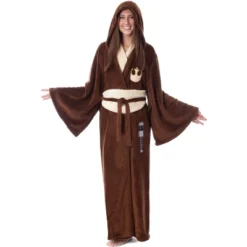 Star Wars Adult Obi-Wan Kenobi Jedi Fleece Robe Bathrobe For Men Women Brown -Pure Wear Store GUEST 2eff99aa 7a00 4b2c bb15 73d437976489