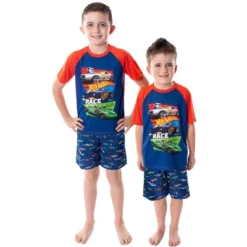 Hot Wheels Cars Boy's Pajamas Race Team Shirt And Shorts Pajama Set -Pure Wear Store GUEST 2fe59114 6974 4376 a691 31143d8a2ca2