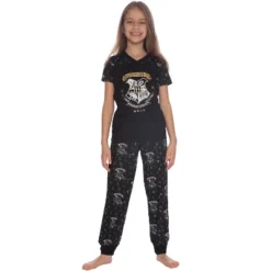 Harry Potter Big Girls Hermione Granger Hogwarts Golden Snitch Crest Pajama Set -Pure Wear Store GUEST 30533c28 e158 4ac7 9bb0 e995281428a1