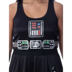 Star Wars Womens' Darth Vader Costume Fitted Nightgown Sleep Pajama Dress Black -Pure Wear Store GUEST 3079ff5c 611a 4d82 a670 4b09f3ec89d1