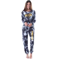 ACDC 1973 Logo Long Sleeve Womens' Rock Band Tie Dye Lounge Jogger PJ Set Black 7 ACDC 1973 Logo Long Sleeve Womens' Rock Band Tie Dye Lounge Jogger PJ Set Black -Pure Wear Store GUEST 312e5b0a 17e5 40ad b2bb 82107c1e50bc