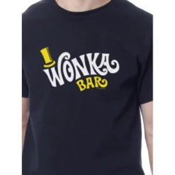 Willy Wonka Mens' Wonka Chocolate Bar Sleep Pajama Set Shirt Pants Multicolored