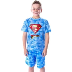 DC Comics Boys' Justice League Digital Camo Superman 2 PC Pajama Set Blue -Pure Wear Store GUEST 32c42bc8 4783 4aa4 9bbb 1e439c181f51