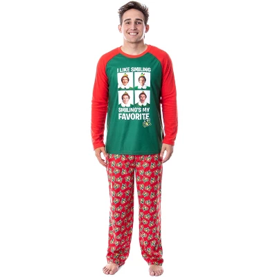 Elf The Movie Mens' Buddy I Like Smiling, Smiling's My Favorite Pajama Set Smiling's My Favorite 4 Elf The Movie Mens' Buddy I Like Smiling, Smiling's My Favorite Pajama Set Smiling's My Favorite - Image 4
