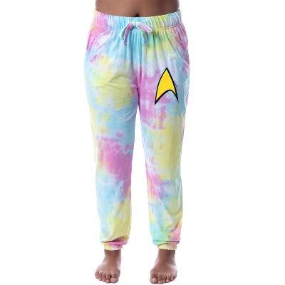 Star Trek Womens' Starfleet Icon Symbol Sleep Jogger Pajama Pants Multicolored 3 Star Trek Womens' Starfleet Icon Symbol Sleep Jogger Pajama Pants Multicolored - Image 3