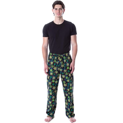 Nickelodeon Men's Teenage Mutant Ninja Turtles TMNT Character Pajama Pants Black 1 Nickelodeon Men's Teenage Mutant Ninja Turtles TMNT Character Pajama Pants Black