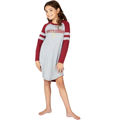Harry Potter Hermione Varsity Gryffindor Quidditch Fantastic Pajama Holiday Nightgown 2 Harry Potter Hermione Varsity Gryffindor Quidditch Fantastic Pajama Holiday Nightgown - Image 2