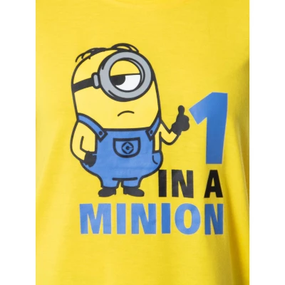 Despicable Me Womens' Minions 1 In A Minion Sleep Pajama Set Short Multicolored 2 Despicable Me Womens' Minions 1 In A Minion Sleep Pajama Set Short Multicolored - Image 2